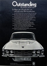 Rover 3500 V8,   originale Werbung aus 1971
