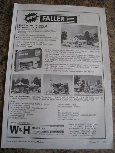 Faller modell 390 bmw autohaus - 390,