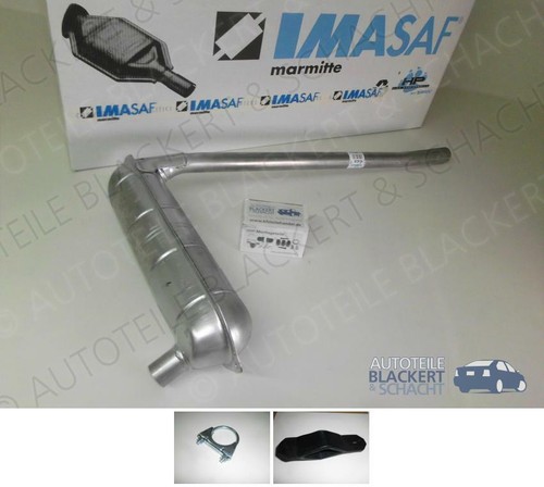 Imasaf auspuff mitteltopf für - imasaf,