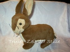 TRIXIE Kaninchen Hase Stofftier braun weiß neuwertig