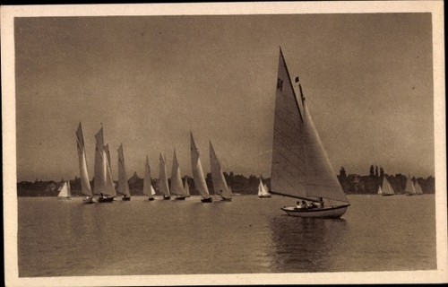 Segelregatta auf dem - ak,