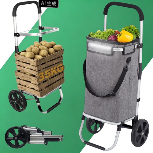 Einkaufswagen aluminium 3in1 - einkaufswagen,