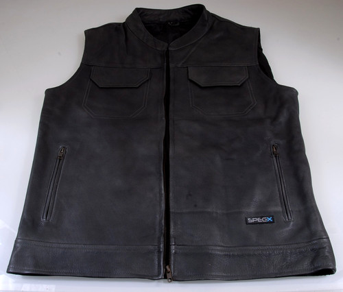 Lederweste bikers vest - bikers,