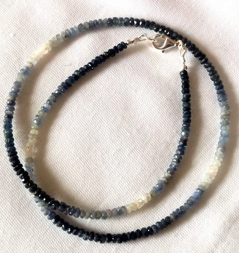 Facettierte saphir kette - saphir, im