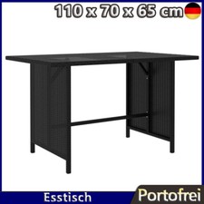 Garten Esstisch Schwarz