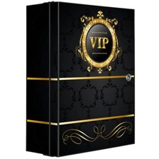 banjado Medizinschrank Arzneischrank abschliessbar 35x46x15cm Metall Motiv VIP