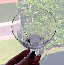 8 Gläser Glas  Schlifffoptik