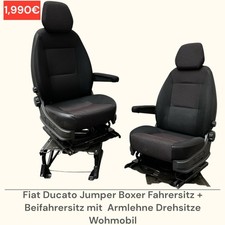 Fiat Ducato Jumper Boxer Fahrersitz + Beifahrersitz Sitz Armlehne Drehsitze