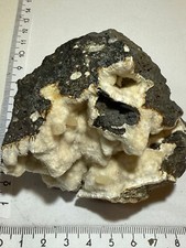 Okenit (Calcit, Stilbit) xxl, Indien, Mineralien N° 1035/B15