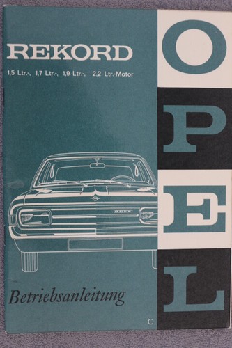 Opel rekord ltr 1 - rekord-b, ltr.