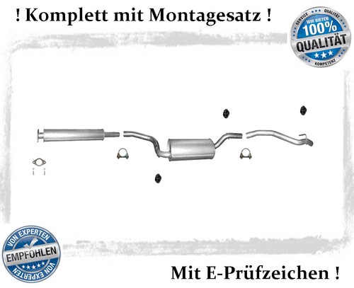 Auspuffanlage für ford focus - auspuffanlage,
