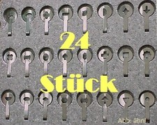 ? Glasmarker aus Edelstahl 24 Stück Neu & OVP * swiss made ?