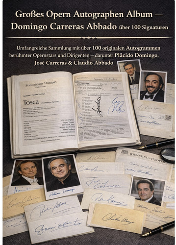 Großes opern autographen - großes,