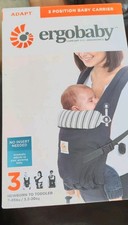 Ergobaby adapt Babytrage, dunkelblau, bis 20 kg mit OVP und Anleitung 