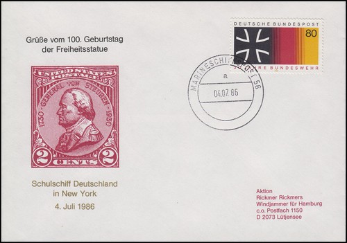 Marineschiffspost 7 86 - a, 4.7.86