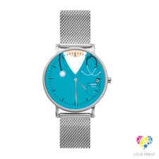 Einzeluhr " Berufe " für Krankenschwester personalisiert mit Namen.