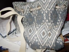 Damen Rucksack-Stoff-Tasche gebr