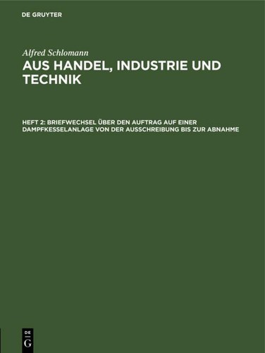 Briefwechsel über den auftrag - briefwechsel,