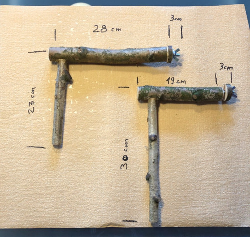 Vogelsitzstangen aus birke - aus,