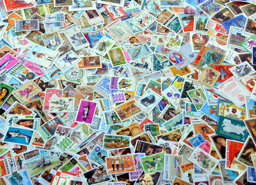 100 briefmarken alle welt - 100,
