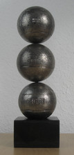Boule-Petanque Kugel-Skulptur