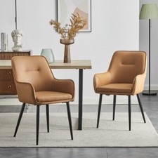 2x Kunstleder Esszimmerstühle