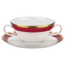 Suppentasse mit Untere Seltmann Weiden Patricia rot gold 26347