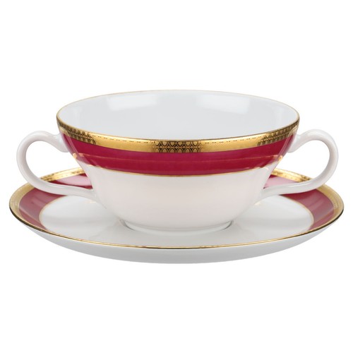 Suppentasse mit untere - suppentasse,