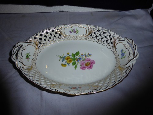 Meissen ovale schale mit - ovale, 26cm
