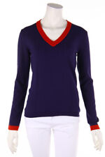 D&G DOLCE & GABBANA Pullover Wolle L Pflaume