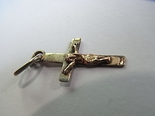 Antik silber kreuz und teil - silber,