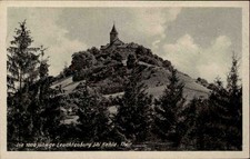 SEITENRODA KAHLA Schloss Burg Leuchtenburg Hotel 1952 DDR Ansichtskarte gelaufen