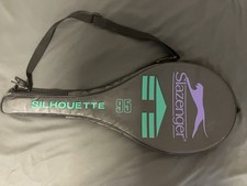 Slazenger Silhouette 95 Vintage Tennis Racket Inklusive Tasche
