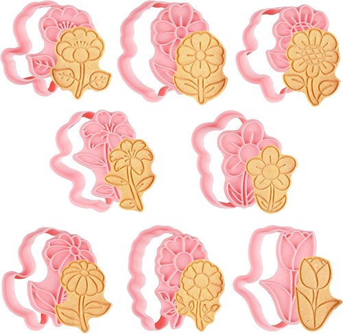 Ausstechformen blumen set 8 - ausstechformen,