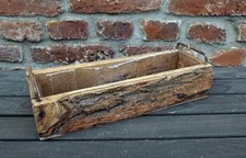 Blumenkasten Pflanzschale Holz groß rustikal Gartendeko Landhausstil Kübel