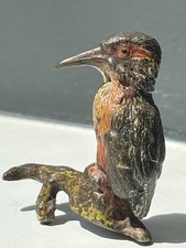 SALE! Austrian Vienna Cold Painted bronze Kingfisher ca 1910