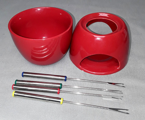Schokoladen fondue set - fondue,