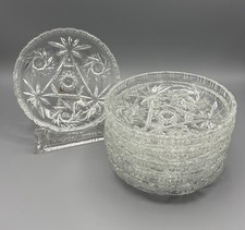 6 x Dessertteller Kristall