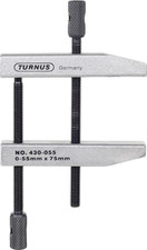 TURNUS # 430 Parallel-Schraubzwinge doppelte Spindelf?hrung Spannweite 28-100 mm