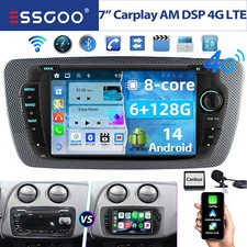 6+128G 8-Kern Für Seat Ibiza 6J 2009-2013 Android 14 Carplay Autoradio GPS Navi