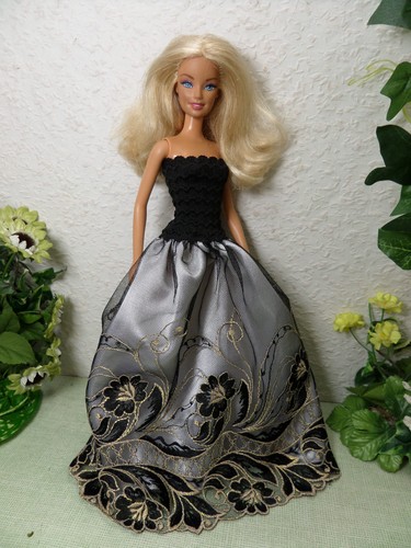 Langes kleid mit spitze weiß - langes,