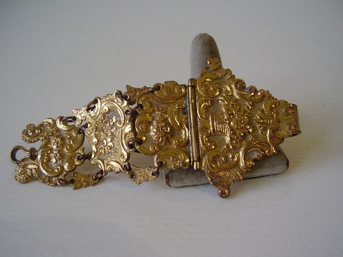 Antike chatelaine vergoldet - antike, um