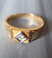 Herren goldring 750 - herren, ,