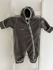Jako-O Fleece Overall Einteiler Winter Baby 56/62 Grau Polartec