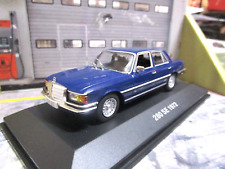 MERCEDES BENZ 280 SE 280SE Limousine W116 blau 1972 S-Klasse IXO White B  1:43