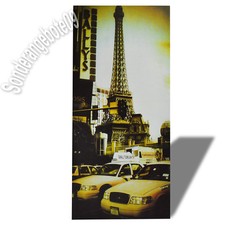 Paris Eiffelturm Taxi Wandbild