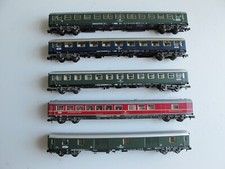 Fleischmann piccolo, 5-teiliges Personenwagen Set der DB, Spur N, 1:160
