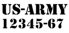 2x Autoaufkleber,  US Army 