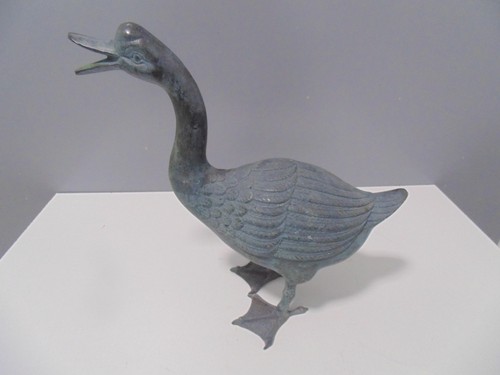 Bronzefigur hökergans h - -, h-