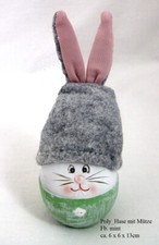Poly hase mit - -, mütze